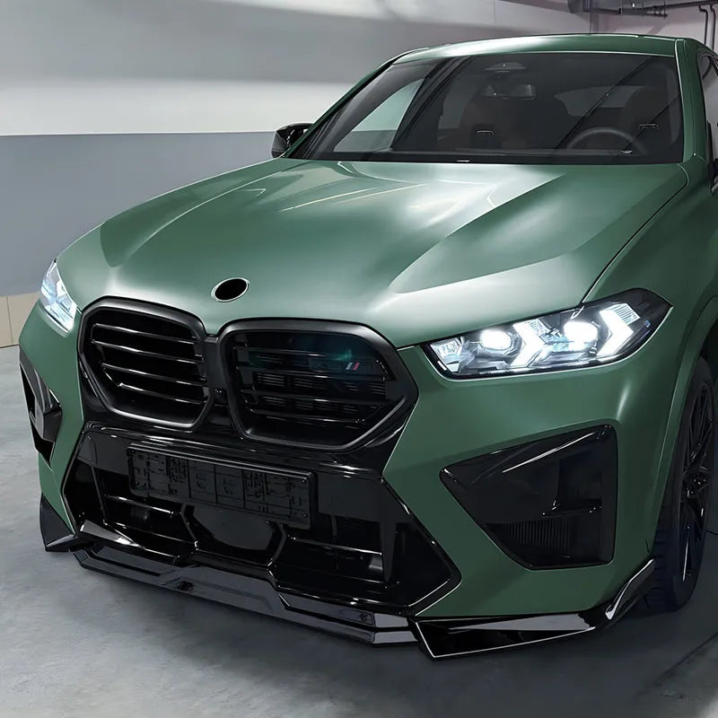 For BMW X5M F95 X6M F96 Lci Front Bumper Lip Spoiler Splitter