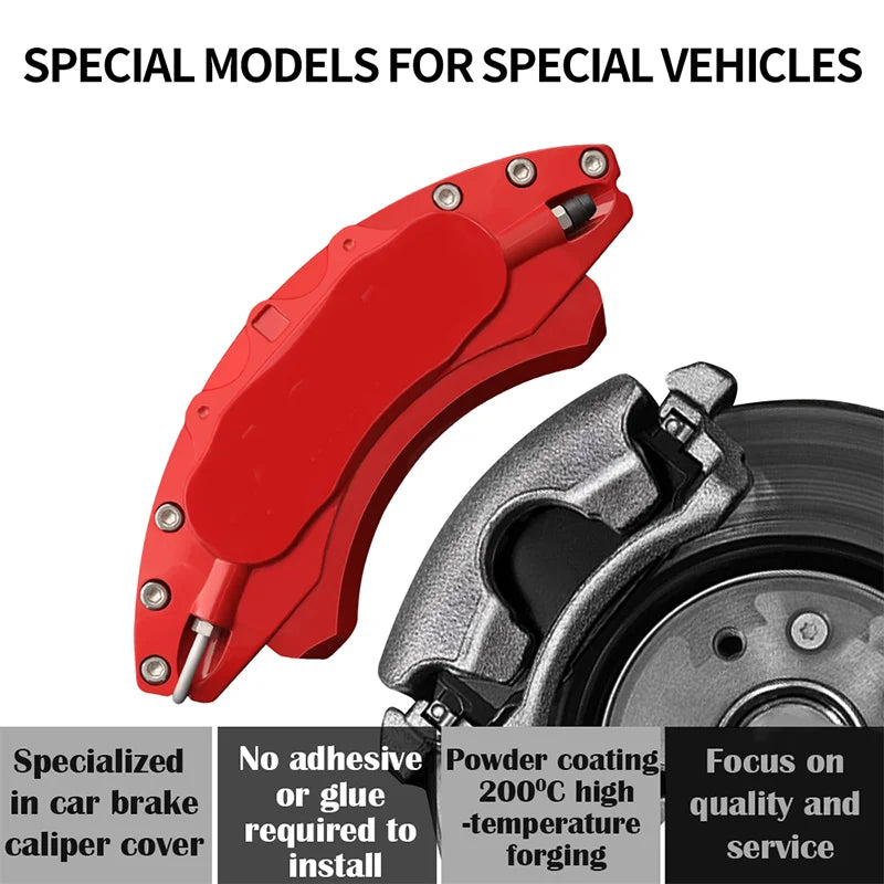 Aluminum Brake Caliper Covers Fits Mercedes BMW Audi Ford