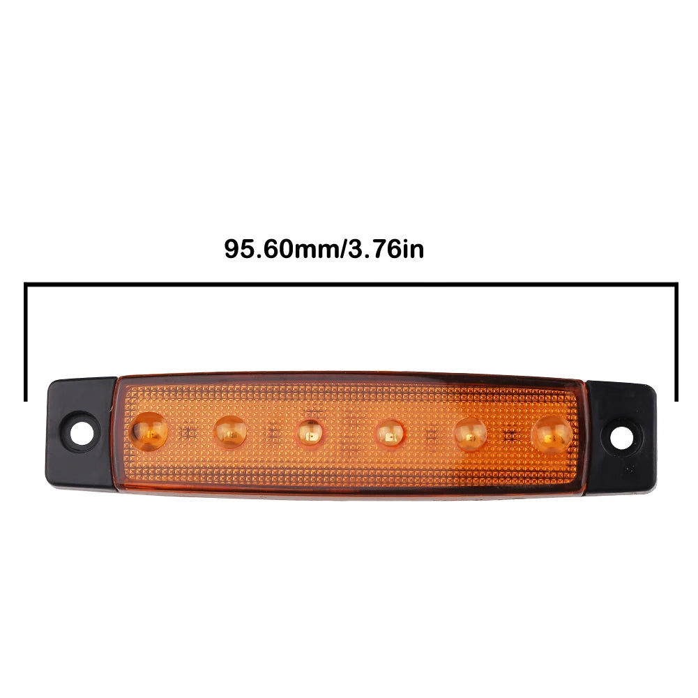 For Bus Warning Signal Truck Trailer Lorry Side Marker Indicator