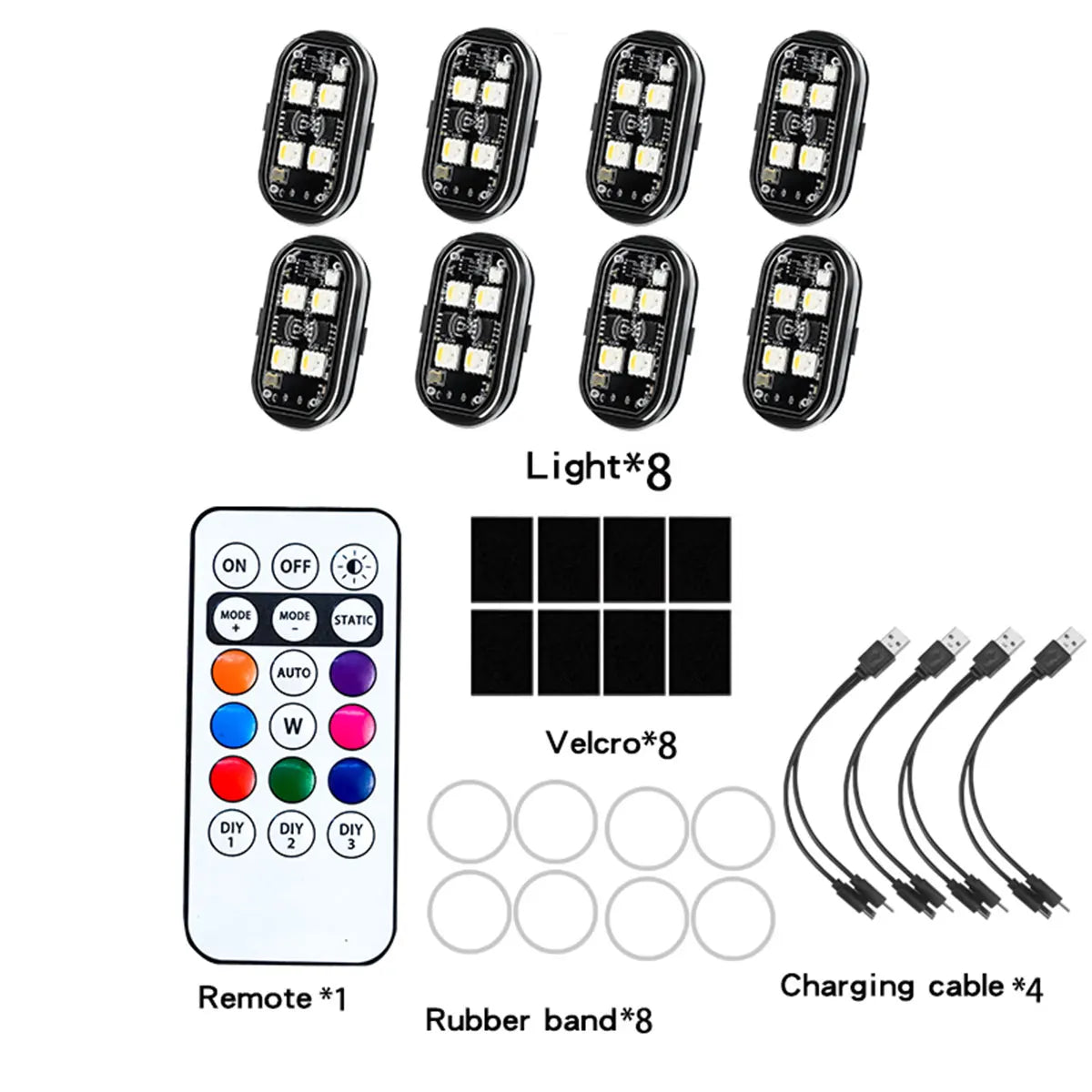 In Aircraft Strobe RGB Grille Flashing Safety anti-collision