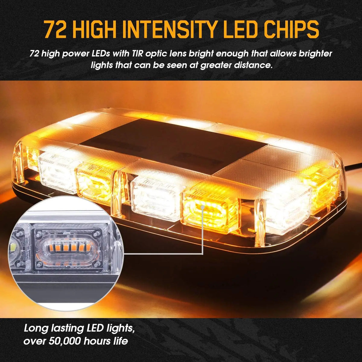 Beacon Lighting Rooftop Flash Warning Strobe Emergency Flashing