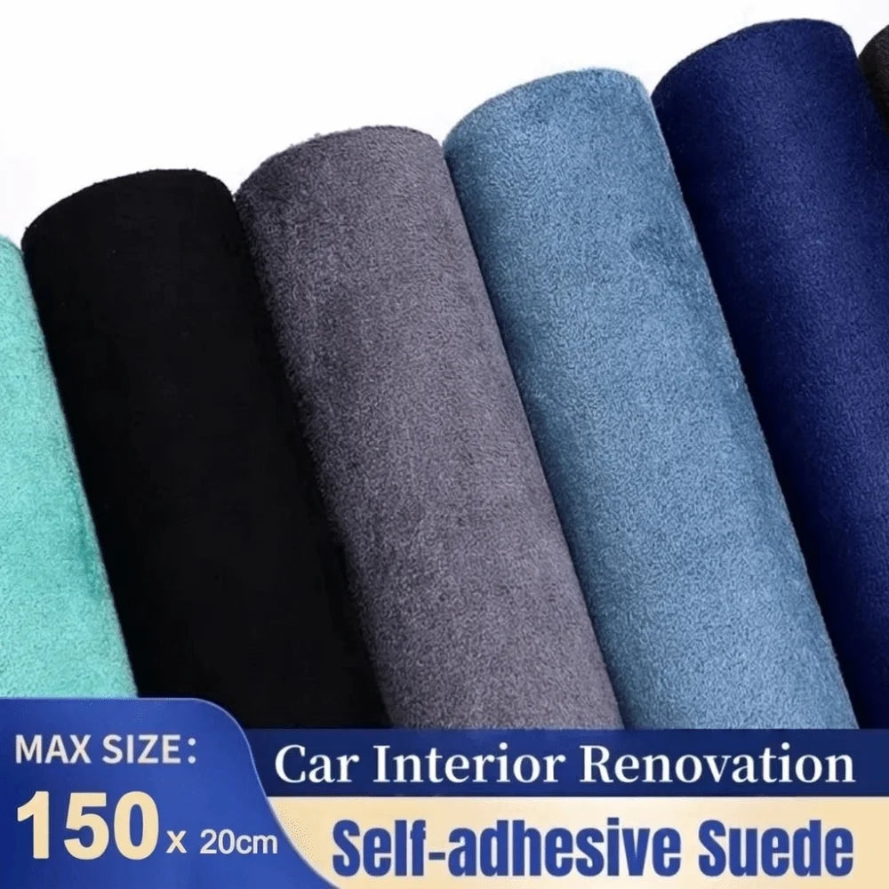 self-adhesive Interior Modification Stickers Suede Soft Fabric