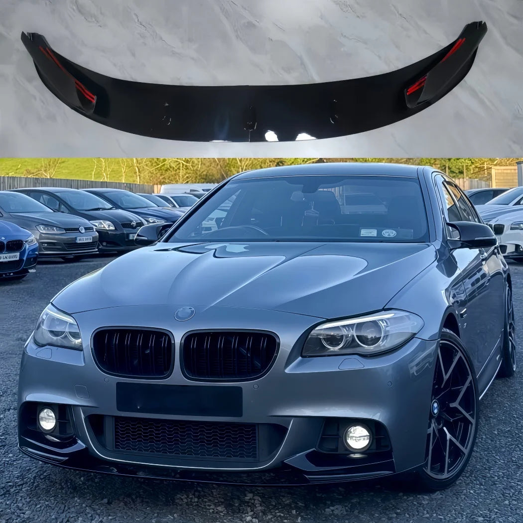 For BMW 5 Series F10 F11 Front Bumper Lip Spoiler Diffuser