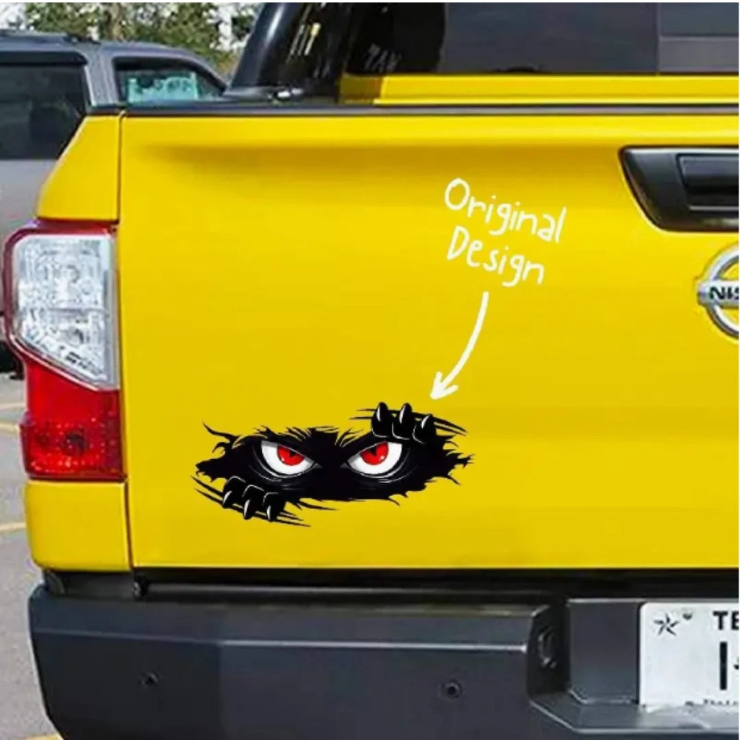 Angry Peep Monster Vinyl Decal Large Durable Cars Trucks