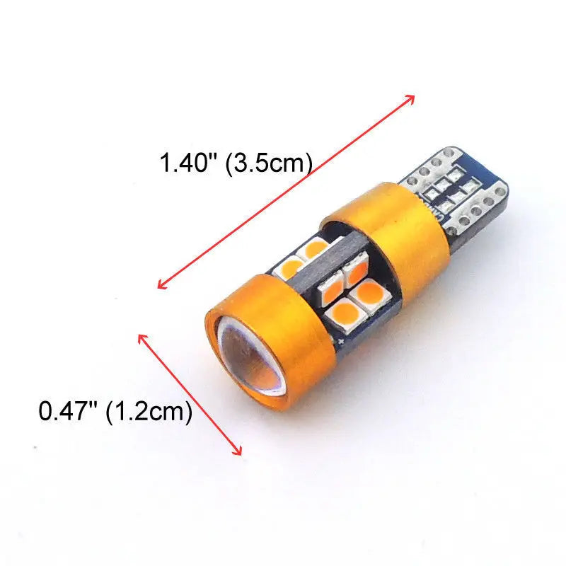 T10 168 194 2825 W5W 19SMD Bulb Amber Position