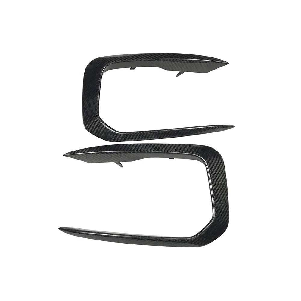 For BMW 1 Series F20 M Dry Carbon Fiber Front Fog Wind Knife