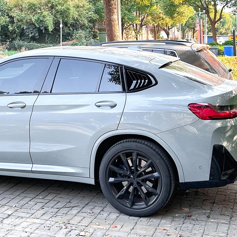 For BMW X4 G02 2018+ Rear Window Shutter Cover Trim Louver Side