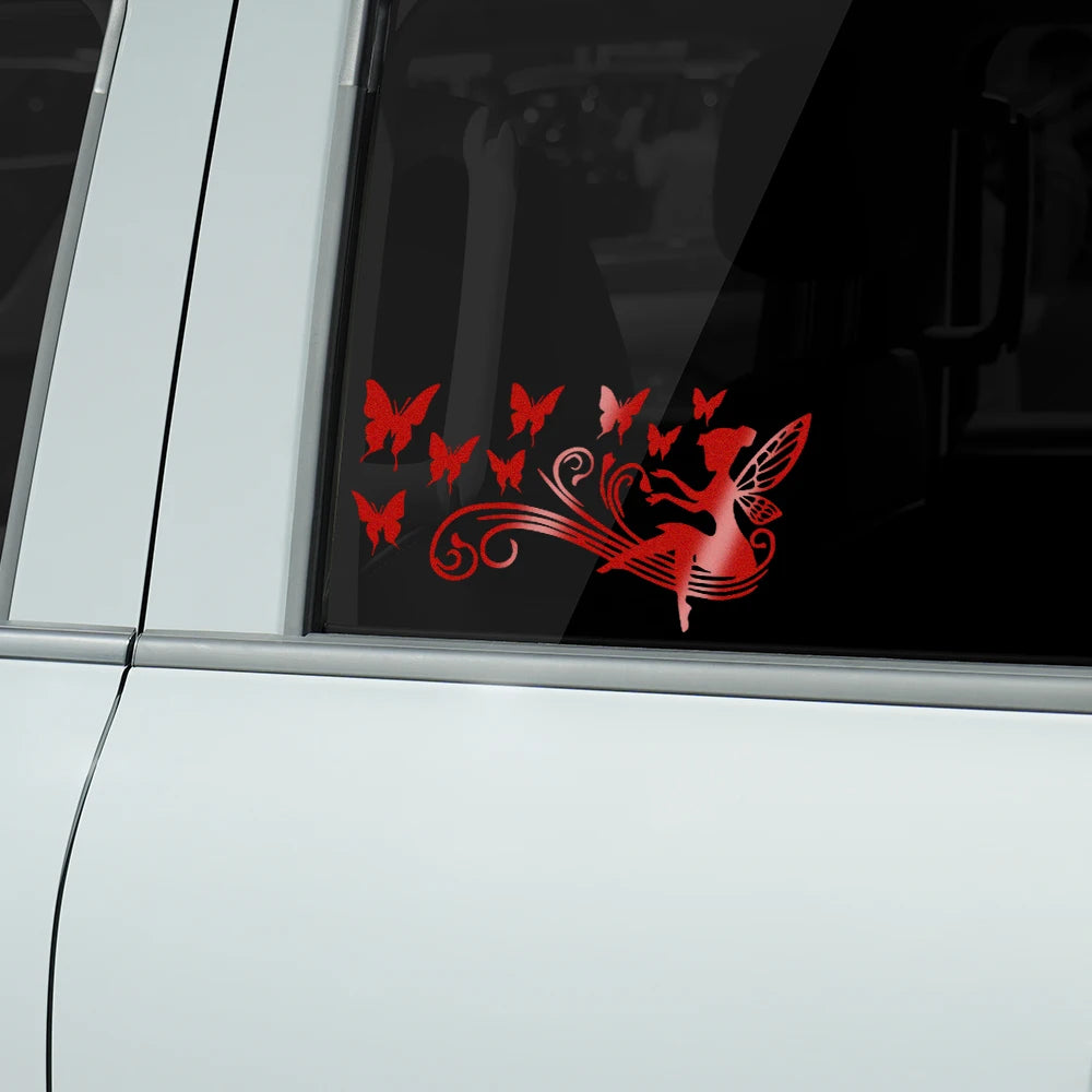 Vinyl Butterfly Fairy Pattern Body Decal Sticker Cars Suvs