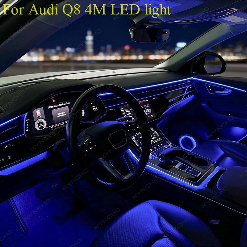 For Audi Q8 Ambient Lighting Models Colors Suitable From 2018