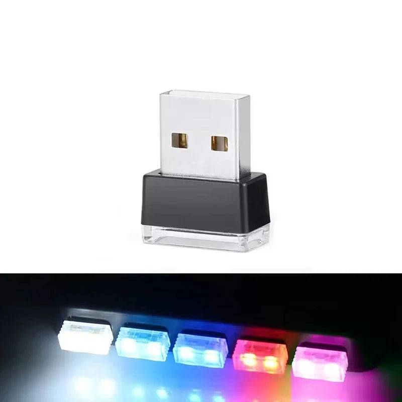 USB Atmosphere Emergency Lighting Portable Plug Play Red Blue