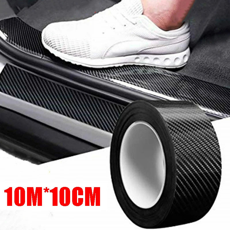 5M 3D Carbon Fiber Sticker Paste Protector Strip Door