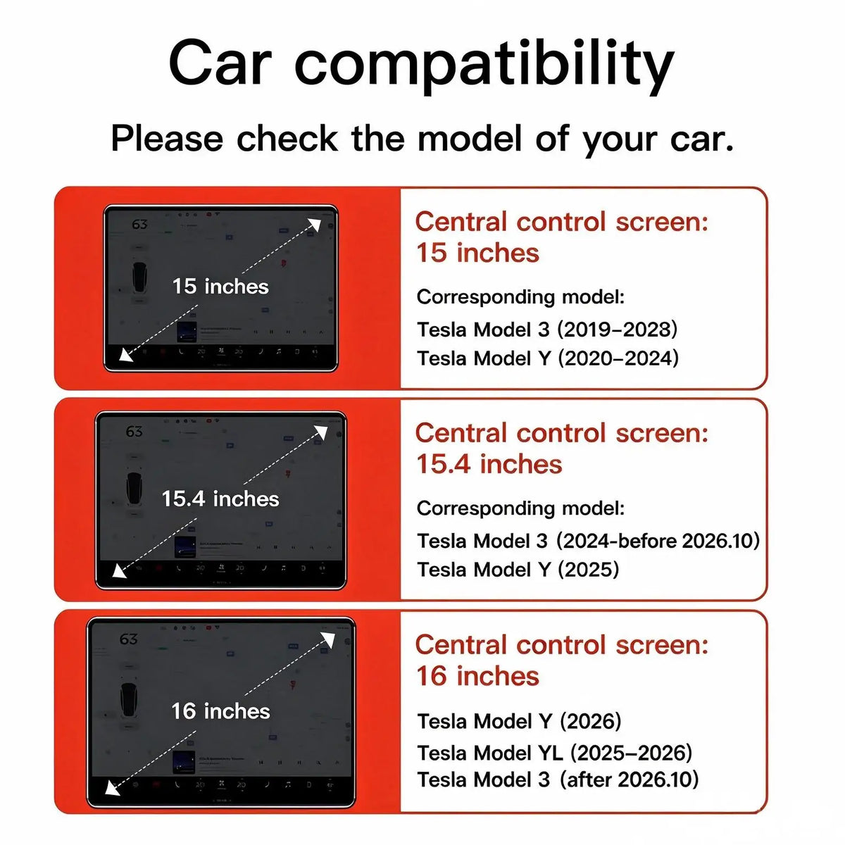 For Tesla Model 3 Y Yl Yz Tempered Glass Film Protector Highland