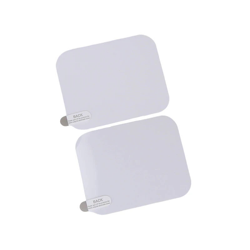 2PCS Transparent Dash Cam Electrostatic Sticker Film Glass