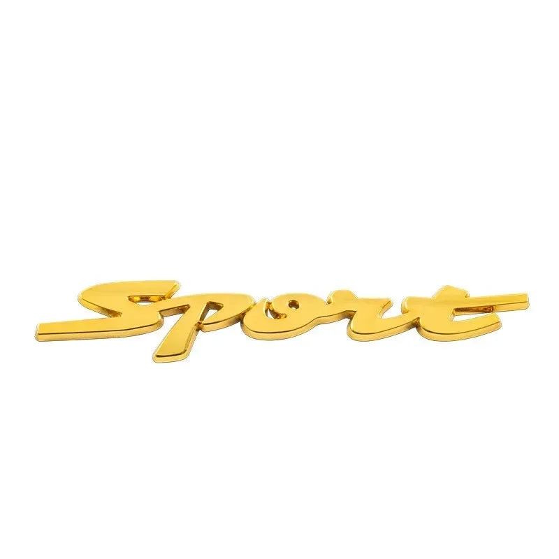 Stickers Metal 3D Trunk Body Racing Sport Word Letter
