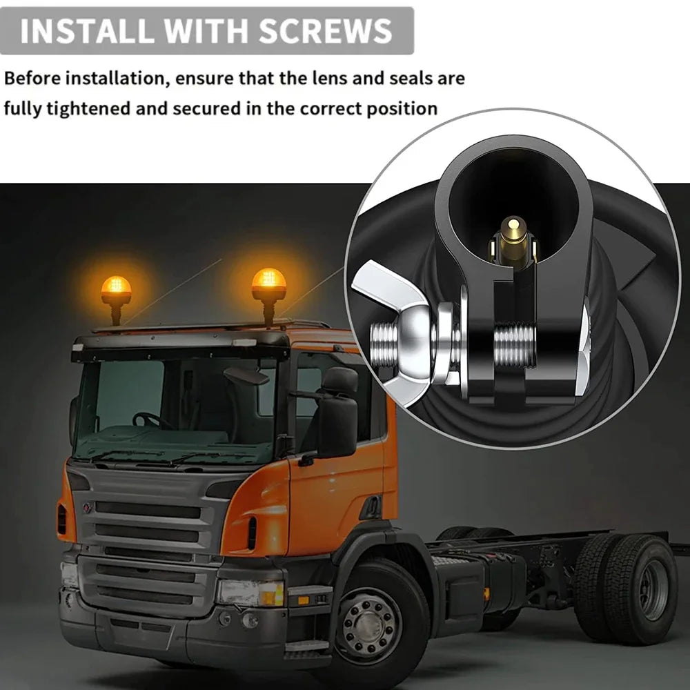 For J-Deer Rotating Flash Strobe Lamp Beacon Warning Signal
