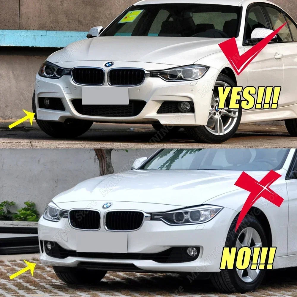 For BMW F30 F31 F35 320I m-sport Front Bumper Splitter Lip