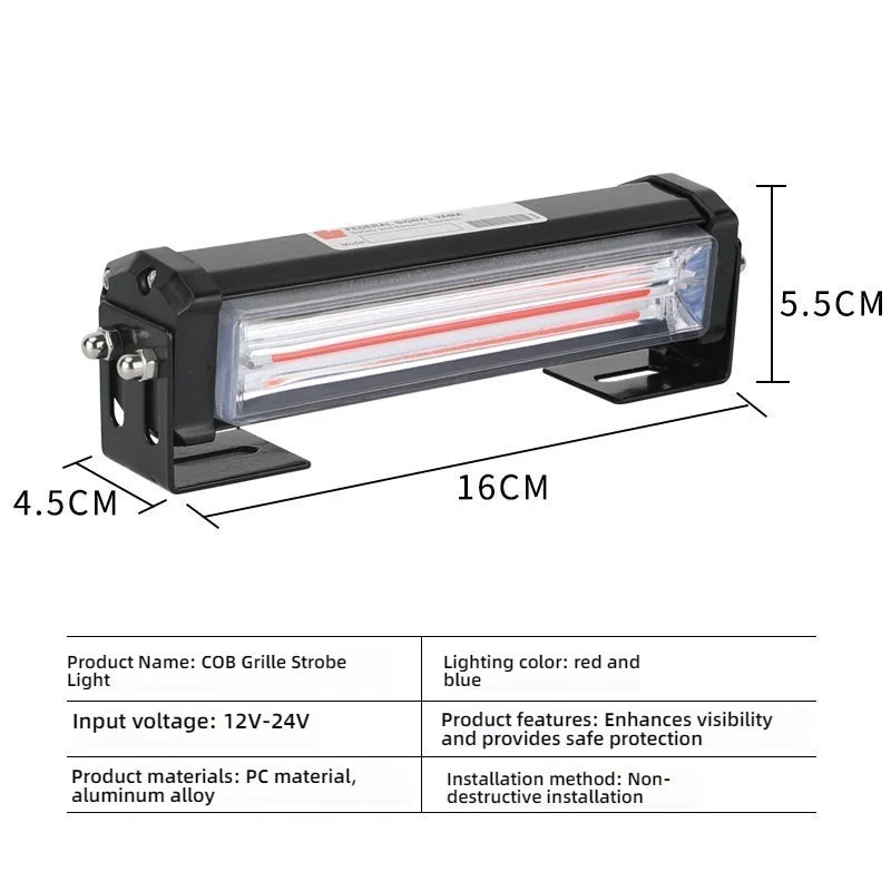 Grille Wireless Remote Control 12 24V Strobe Warning Flashing