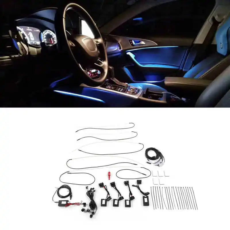 For Audi A6 A7 C7 2011‑2018 Interior Upgrades Color Ambient