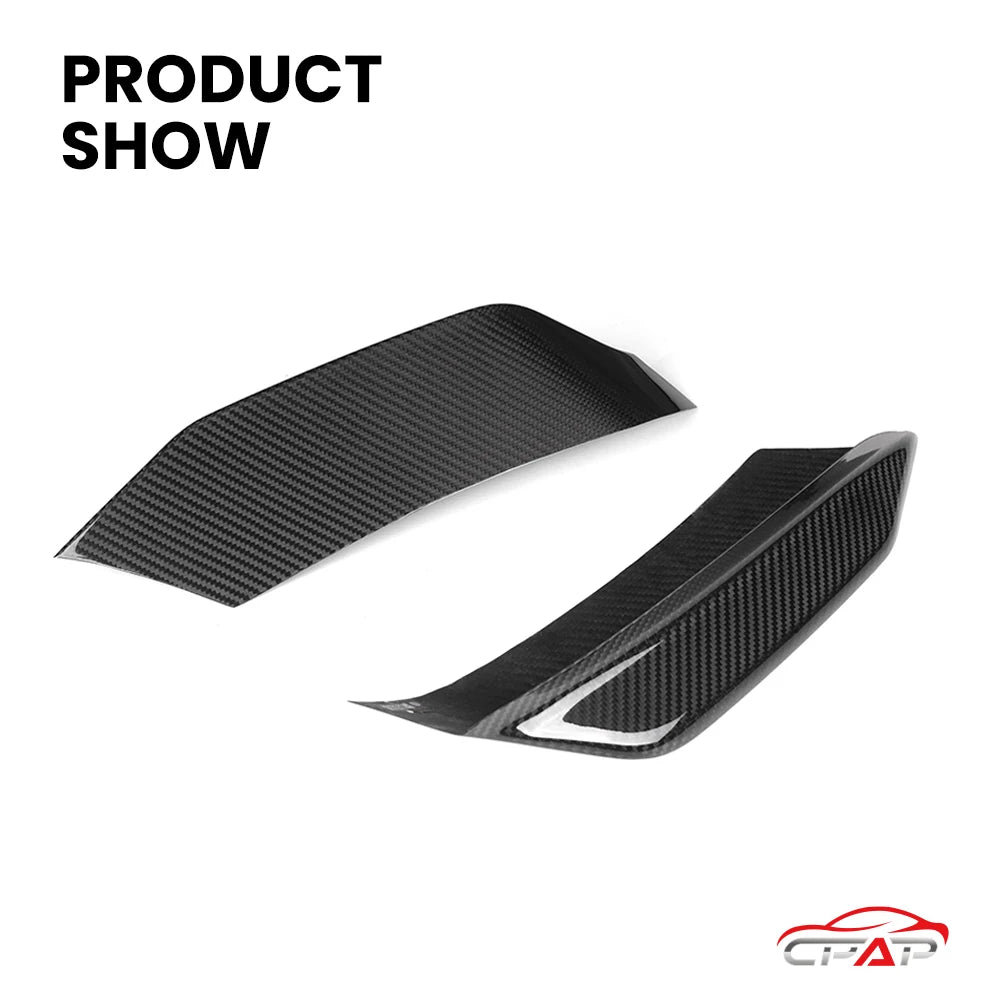 For BMW M3 F80 M4 F82 Real Dry Carbon Fiber Front Upper Splitter