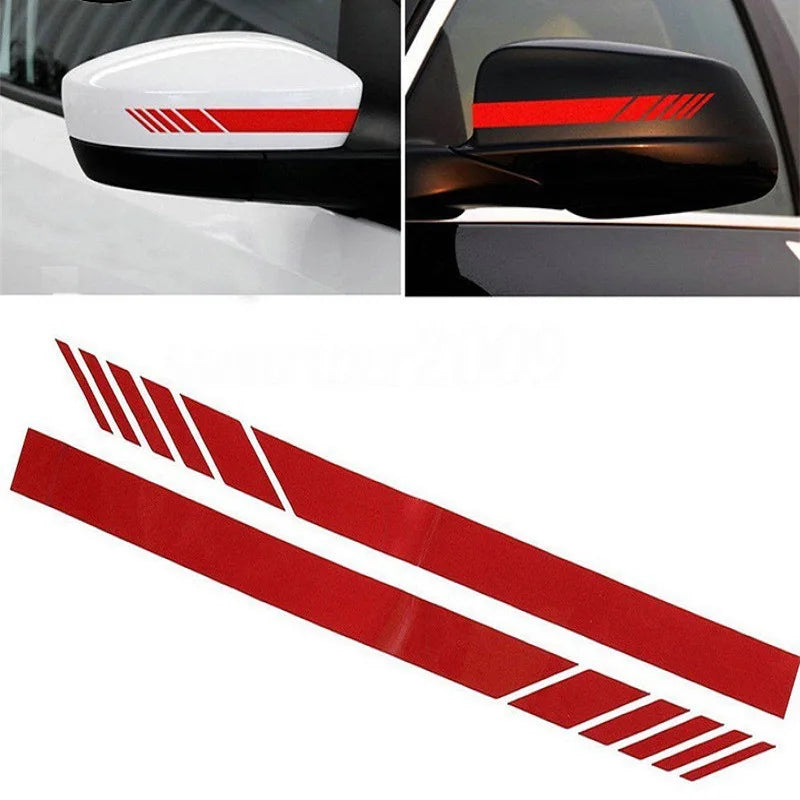 Fashion Color Stripe Sticker non-fading Racing Strips Side Rear