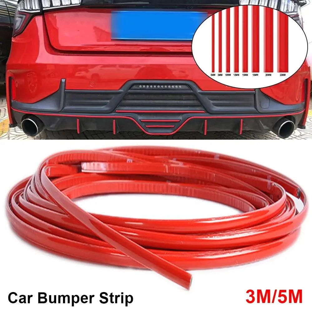 1roll 12 22MM Red Strip Thickened Meters 5M Bumper