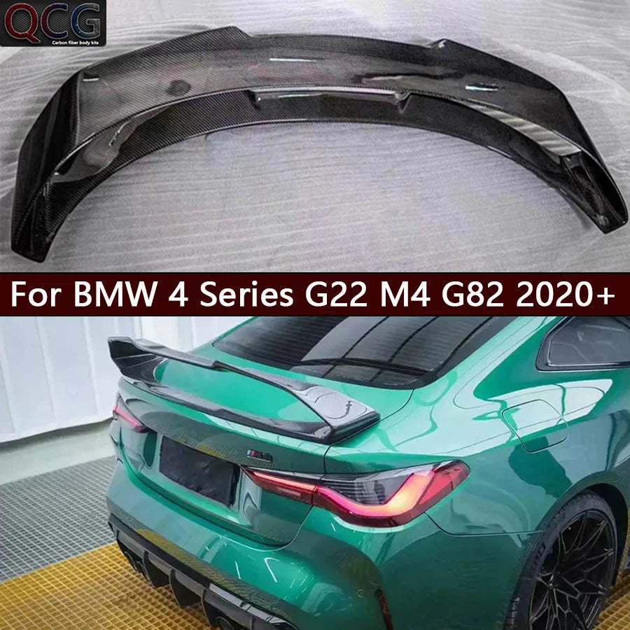 For BMW 4 Series G22 425 M4 G82 Carbon Fiber Tail Fins Rear