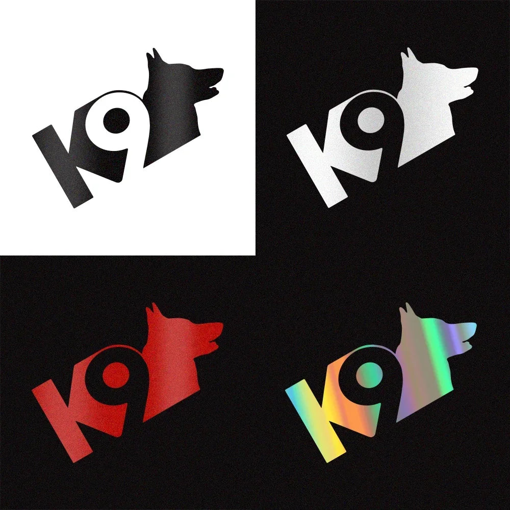 1PC Creative K9 Dog Sticker self-adhesive Vinyl Decal Truck