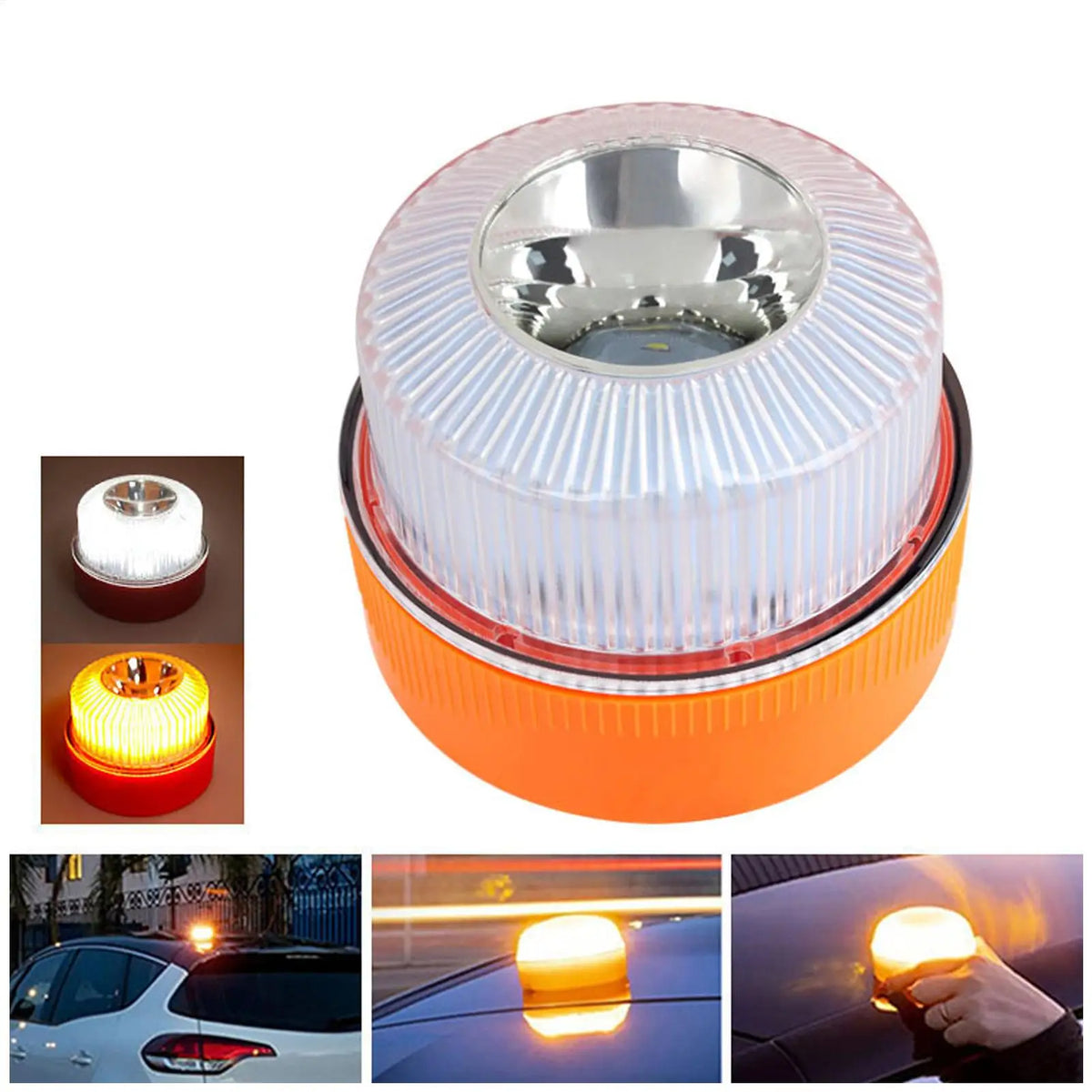 For Roadside Accident & Power Strobe Emergency Warning Magnetic