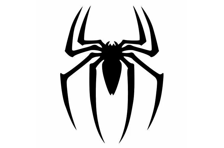 15CM Reptile Black Spider Stickers On Motorcycle Pvc Decals
