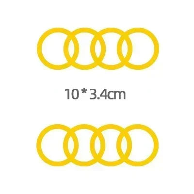 For Audi 2PCS Window Sticker Side Body RS5 RS6 RS4 RS3 RS7