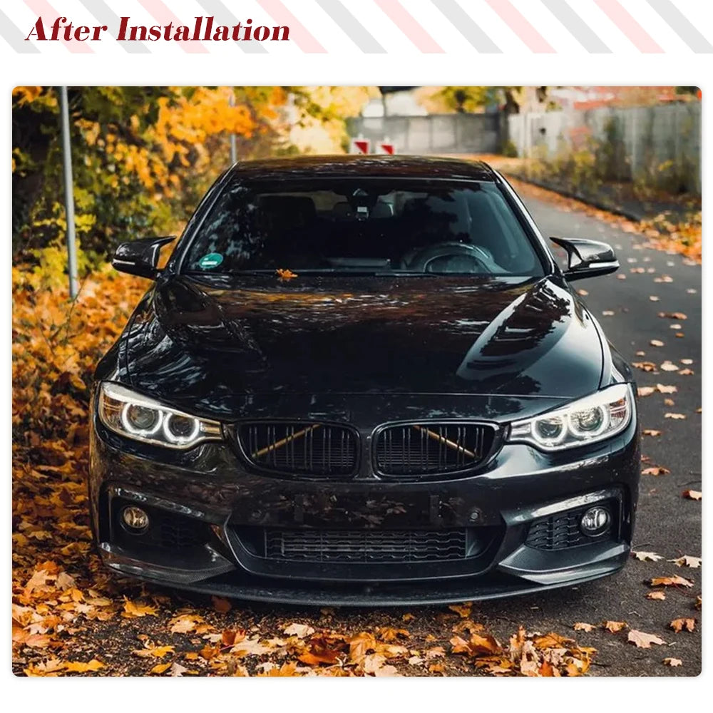 For BMW 4 Series F32 F33 Front Bumper Lip F36 M Sport 2014-2019
