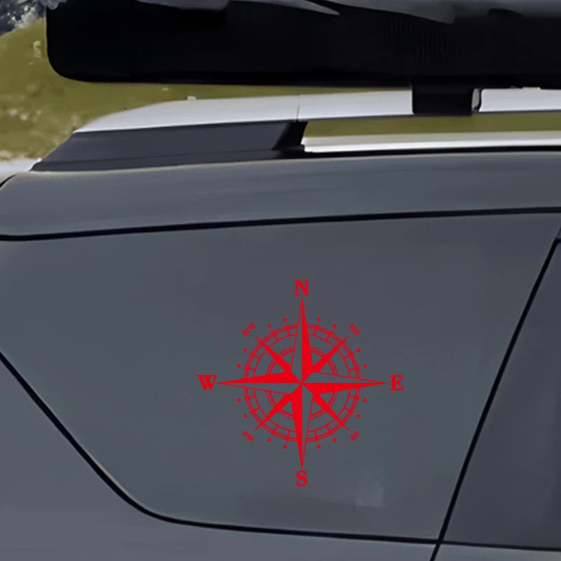For Decorating Compass Sticker Classic Design Clear Directions