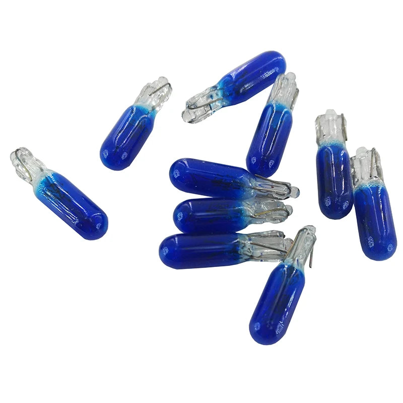 10X 2721 Warm White Blue Bulb Lightbulb 12V 1.2w