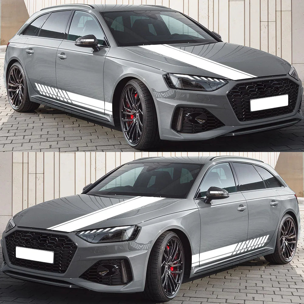 For Audi BMW Mercedes Ford VW Bonnet Cover Sticker Toyota Nissan