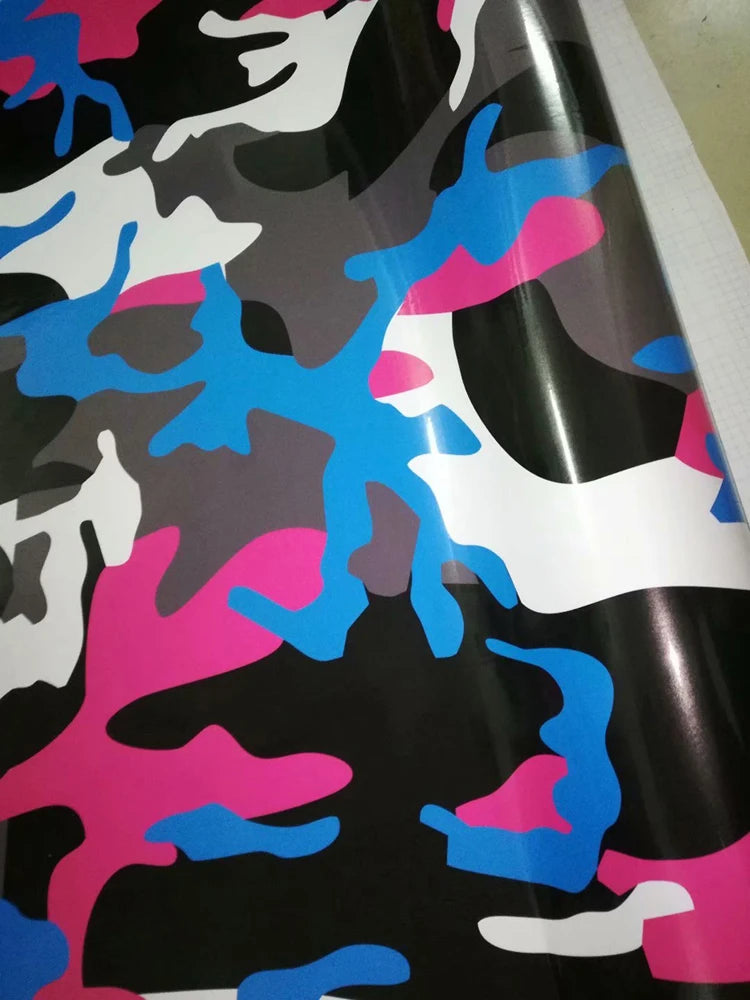 Sizes Digital Printing Vinyl Sticker Camo Graphics Self Adhesive