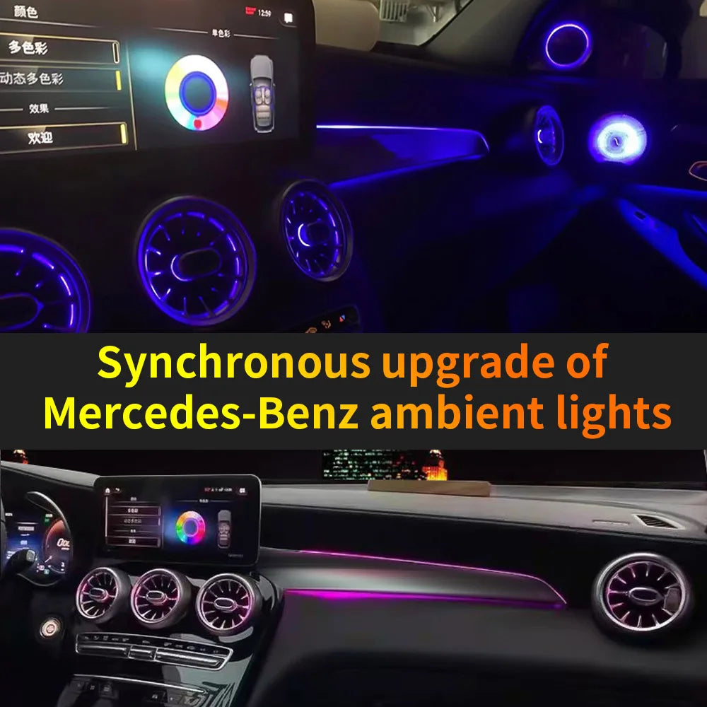 For Mercedes-Benz C Glc Class W205 Colors co-pilot S Ambient