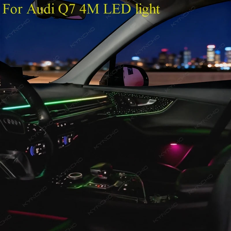 For Audi Q7 Ambient Lighting Models Kyncho Is Suitable From 2010