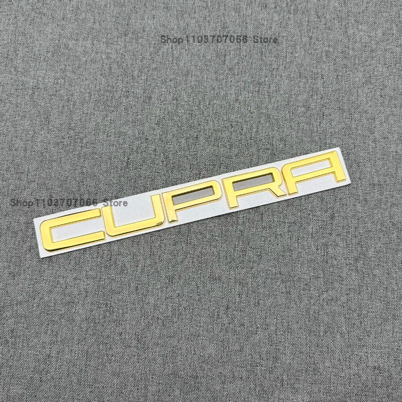 For Cupra Formentor Cupra Leon Born 3D Rear Trunk Words Letters