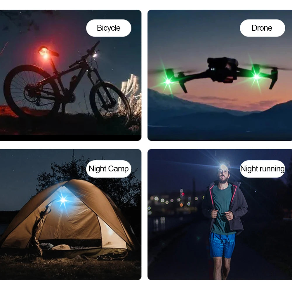 In Strobe Warning Motorcycle Drone Wireless Remote Bright Flash