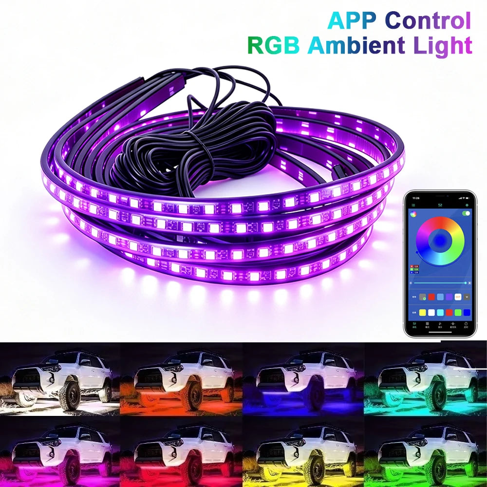 RGB Underbody Strip Flexible Chassis Neon Atmosphere APP Control