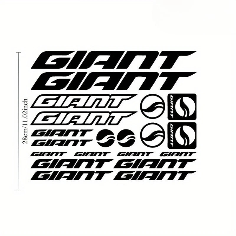 For Kit Giant Adhesive Bike Flat Sticker Stickers Mtb Bdc Bicycle