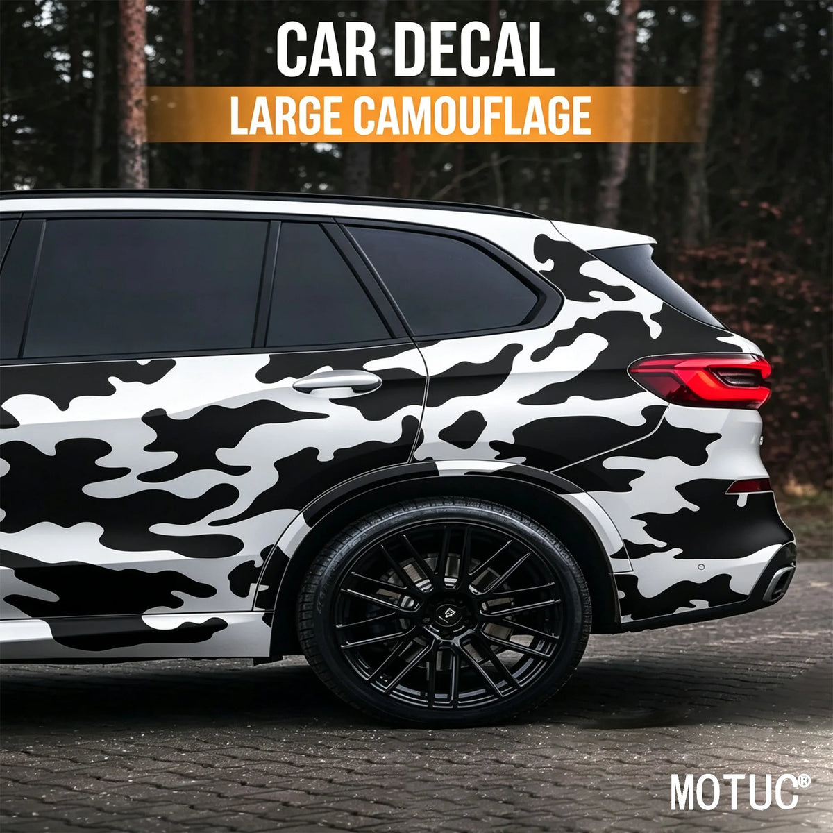 For Modified Sedans 2PCS large-area Camouflage Pattern Side Body