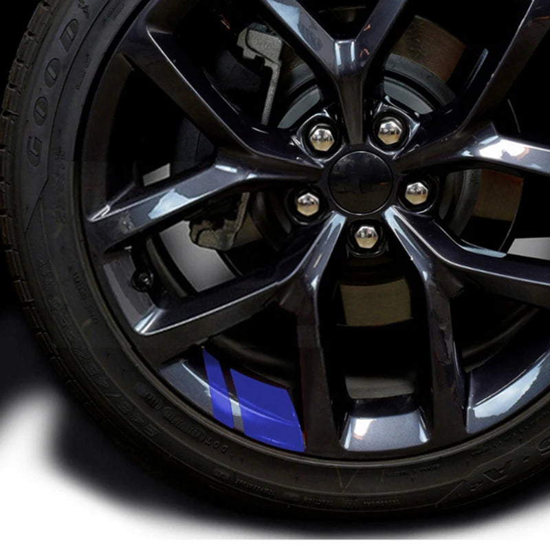 For Size 18" - 21" Decorative Reflective Wheel Rim Vinyl