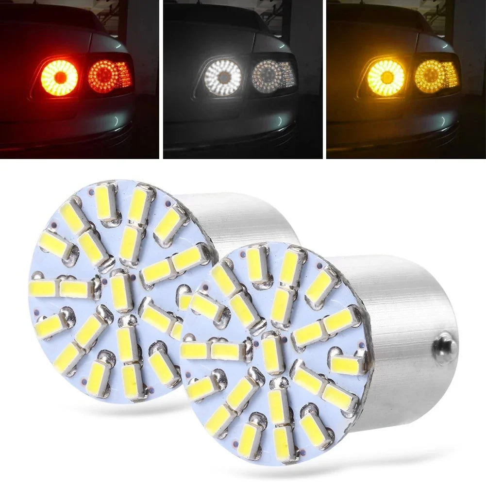Bulbs Turn Signal 12V 7000K White Reverse Backup Parking
