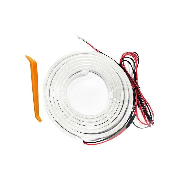 12V Rear Trunk Brighten Strip White 2M 4M Modified
