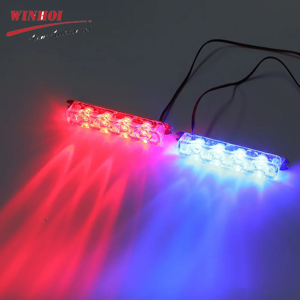 Warning Strobe Bar 12V Amber Flashing Beacon Stroboscope