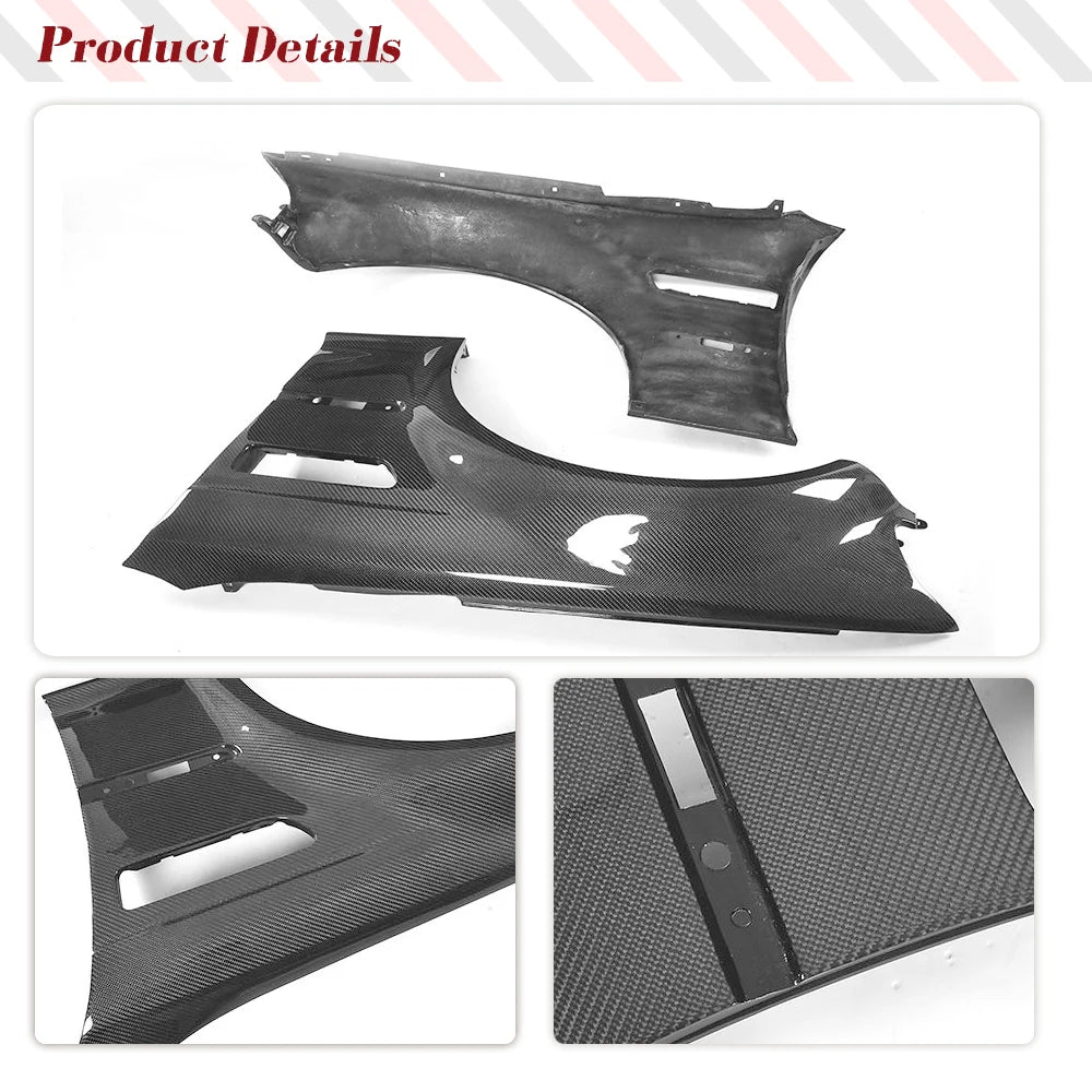 For BMW 3 Series E46 M3 Side Fender Vent Coupe Convertible