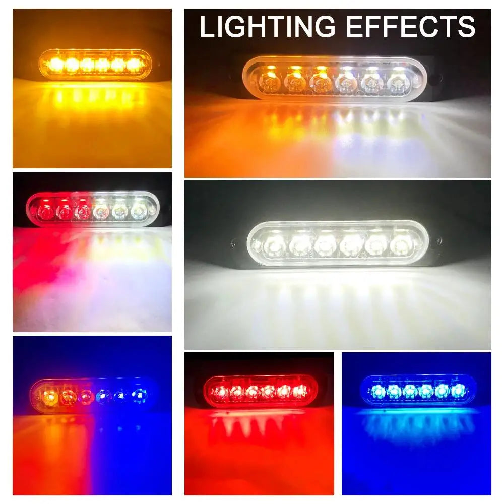 Strobe Warning 12V 24V Flashing Breakdown Emergency Two Color