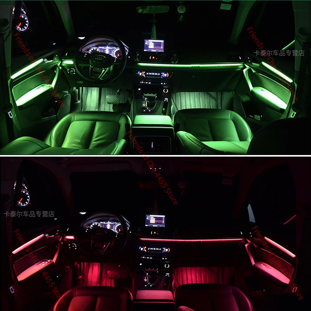 For Audi 2018-2026 Q5 32 Color Dedicated Ambient Interior