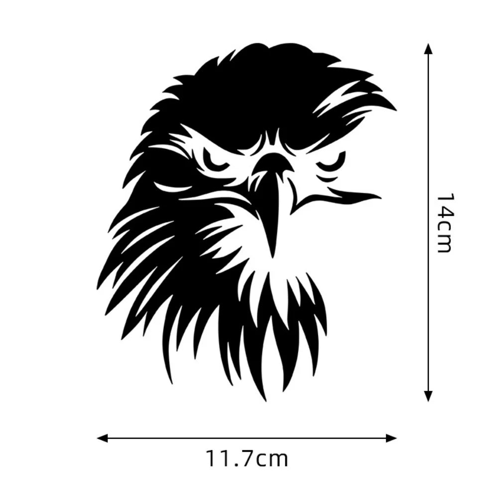 2PCS Decals Body Stickers Personalized Creative Animal Flying